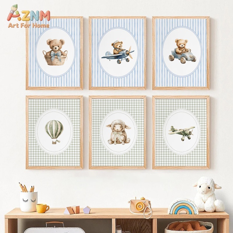 Baby Nursery Furniture Sets - Décoration murale pour chambre d'enfant, ours