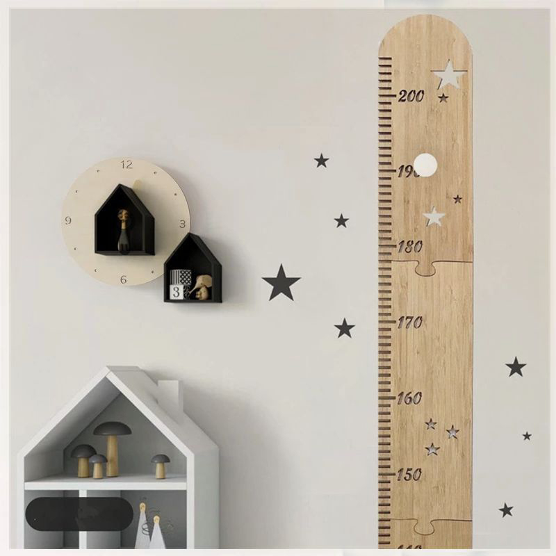 Baby Nursery Wall Art - Règle de tableau de croissance en