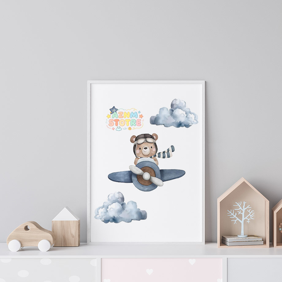 Baby Nursery Wall Art - Affiches de chambre d'enfant sur toile