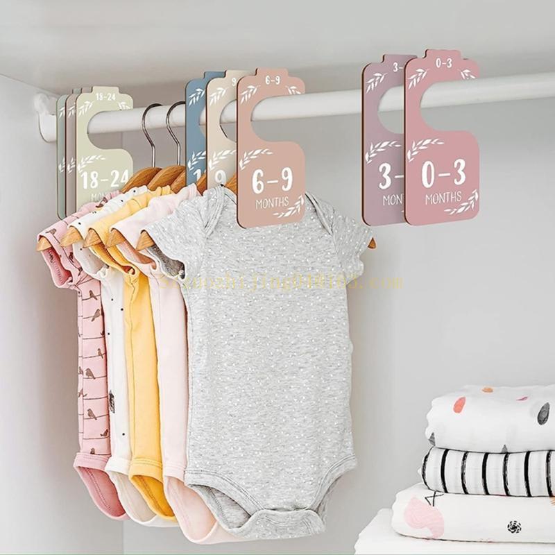 Baby Nursery Closet - Ensemble de 8 séparateurs en bois