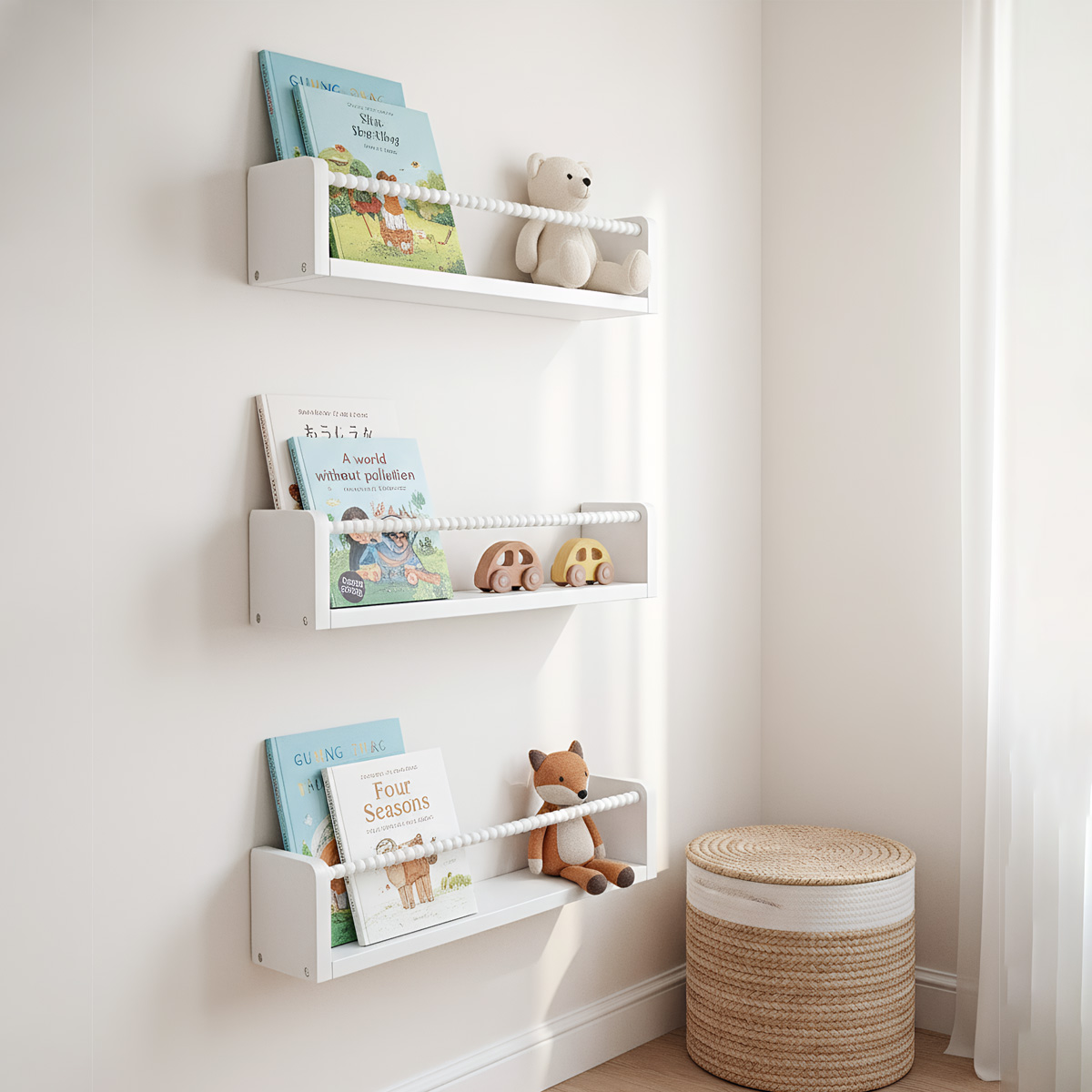 Baby Nursery Kit - Étagères à livres pour chambre d'enfant,