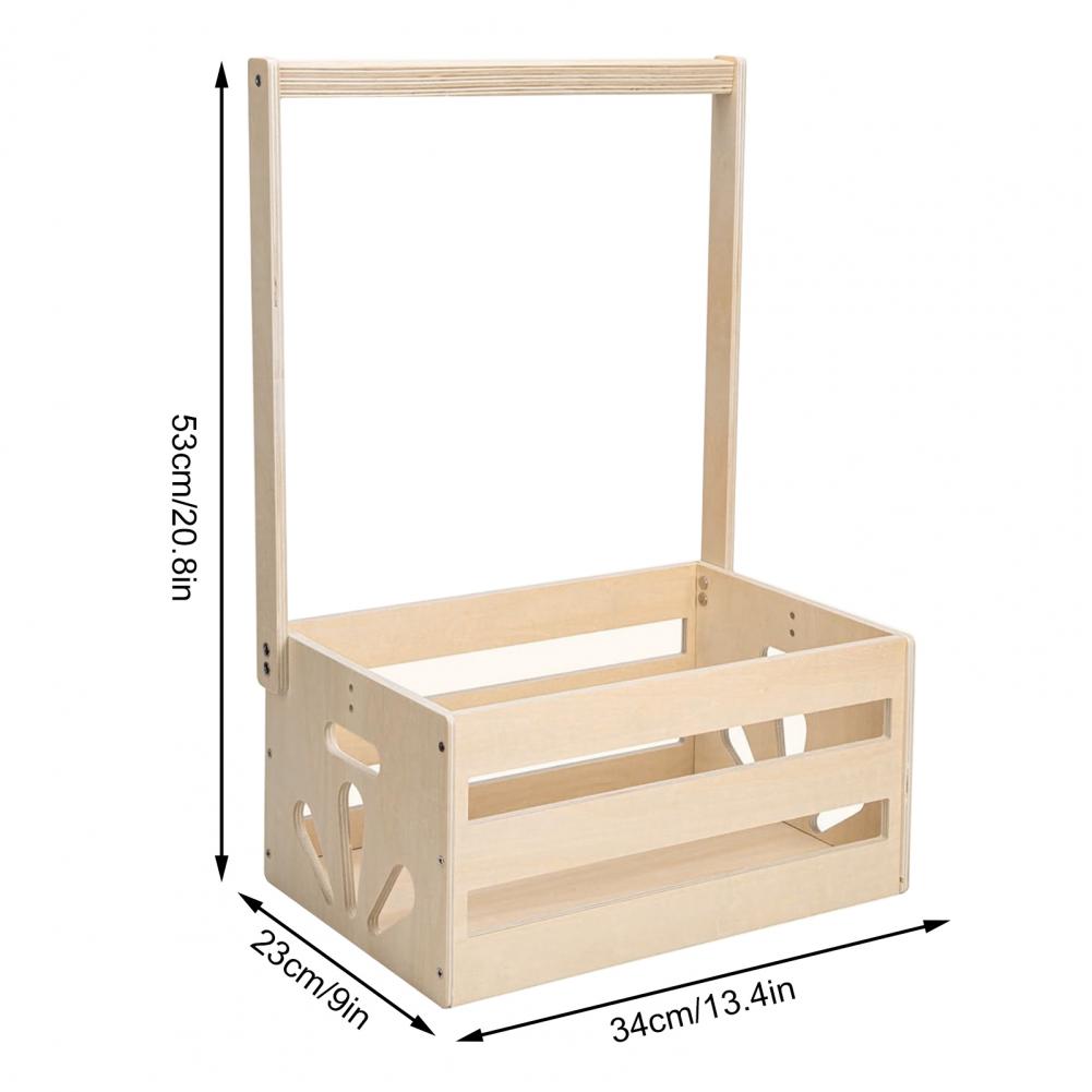 Baby Nursery Closet - Panier de rangement en bois pour