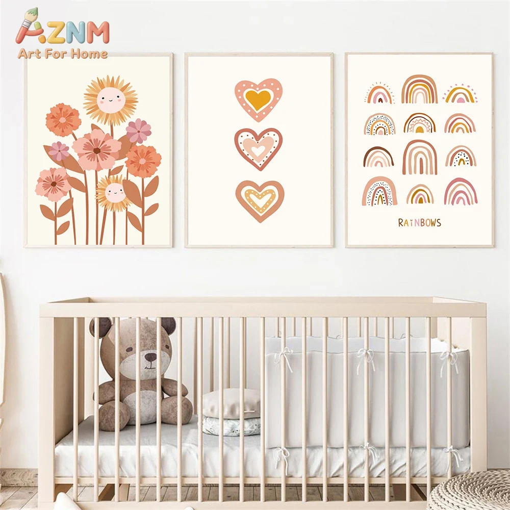 Baby Nursery Wall Art - AZNM – toile murale en toile