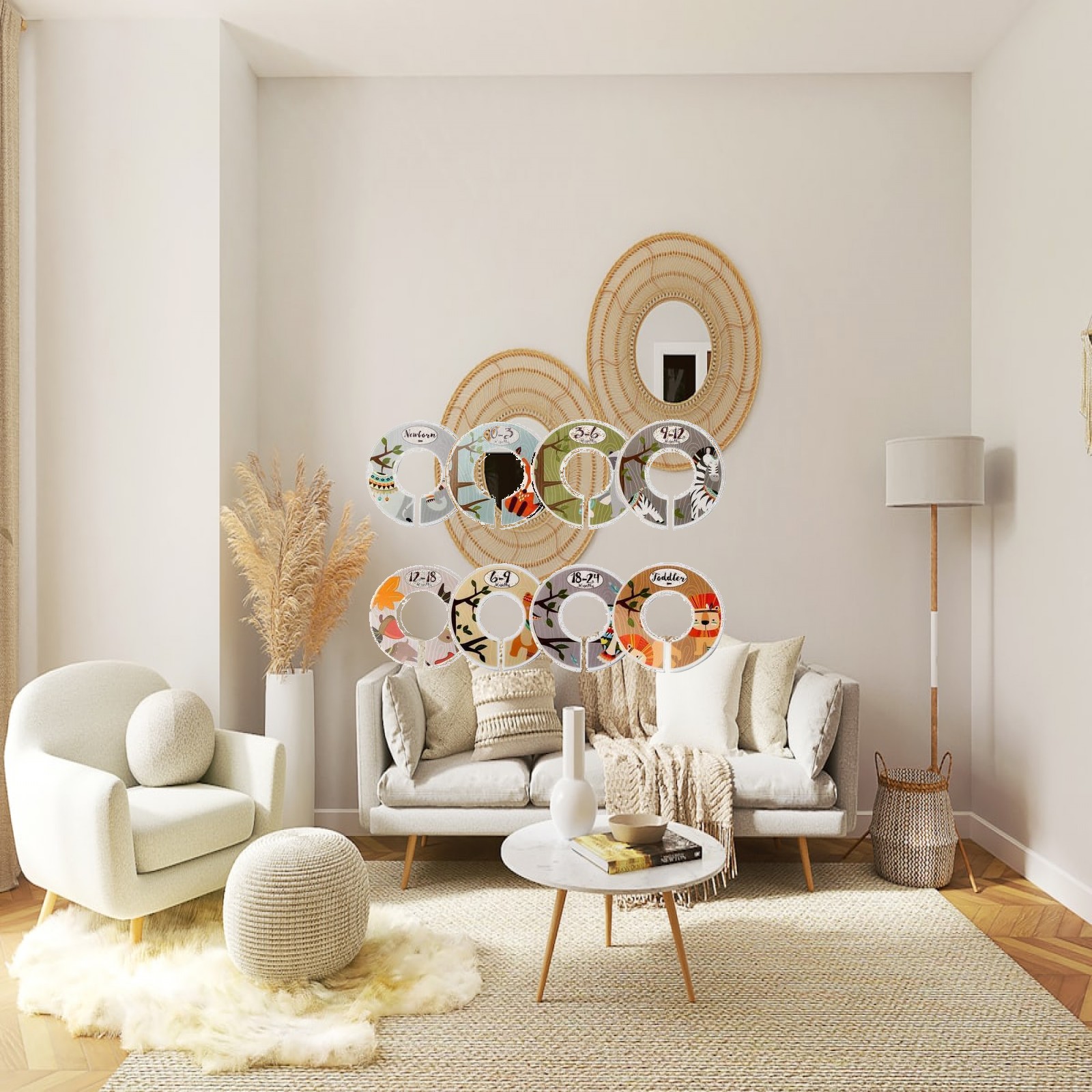 Baby Nursery Closet - Séparateurs de Taille de Vêtements en