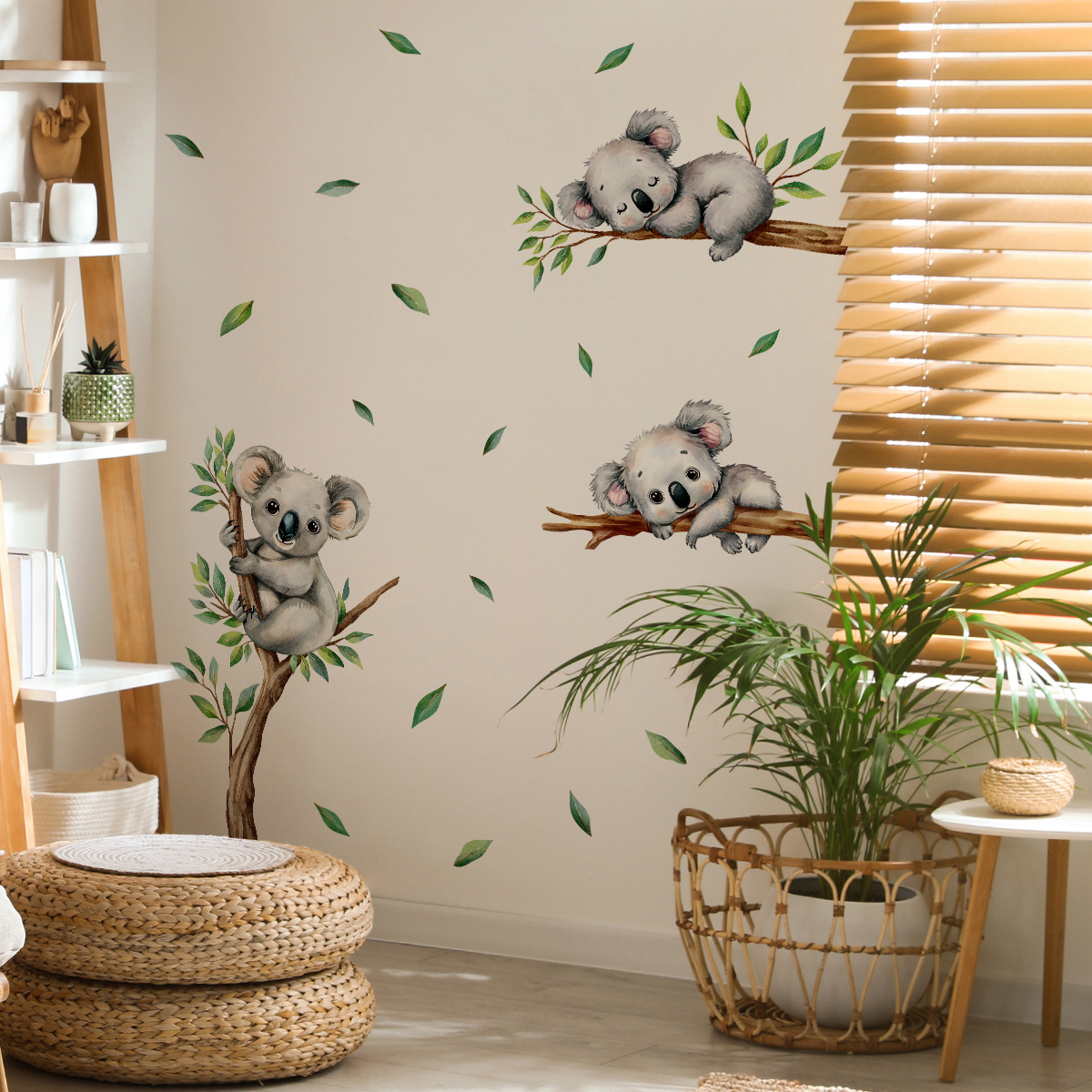 Dessin animé Koala grimpant ar - Baby Nursery Wall Mural avis et prix