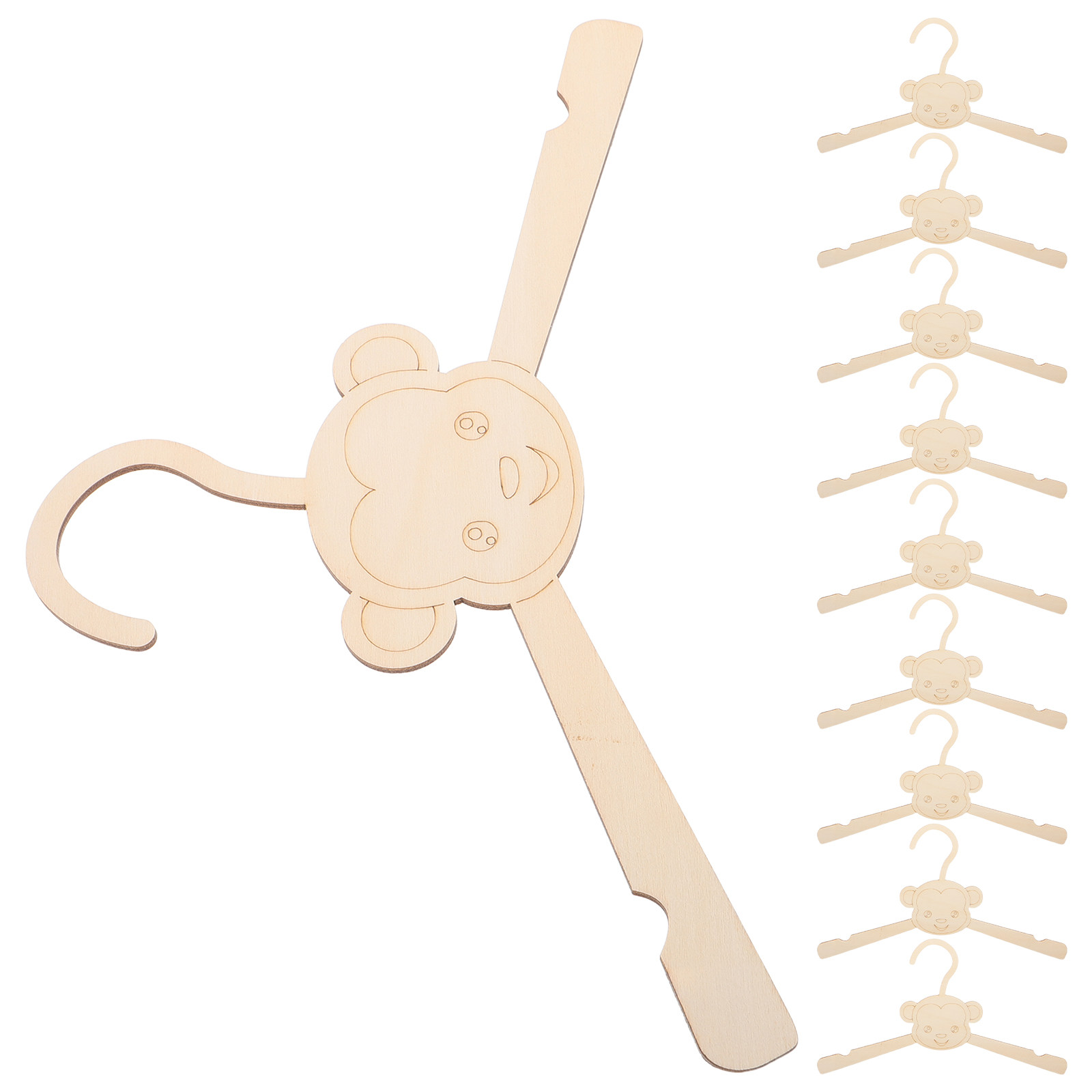 10 cintres en bois en forme de - Baby Nursery Closet avis et prix