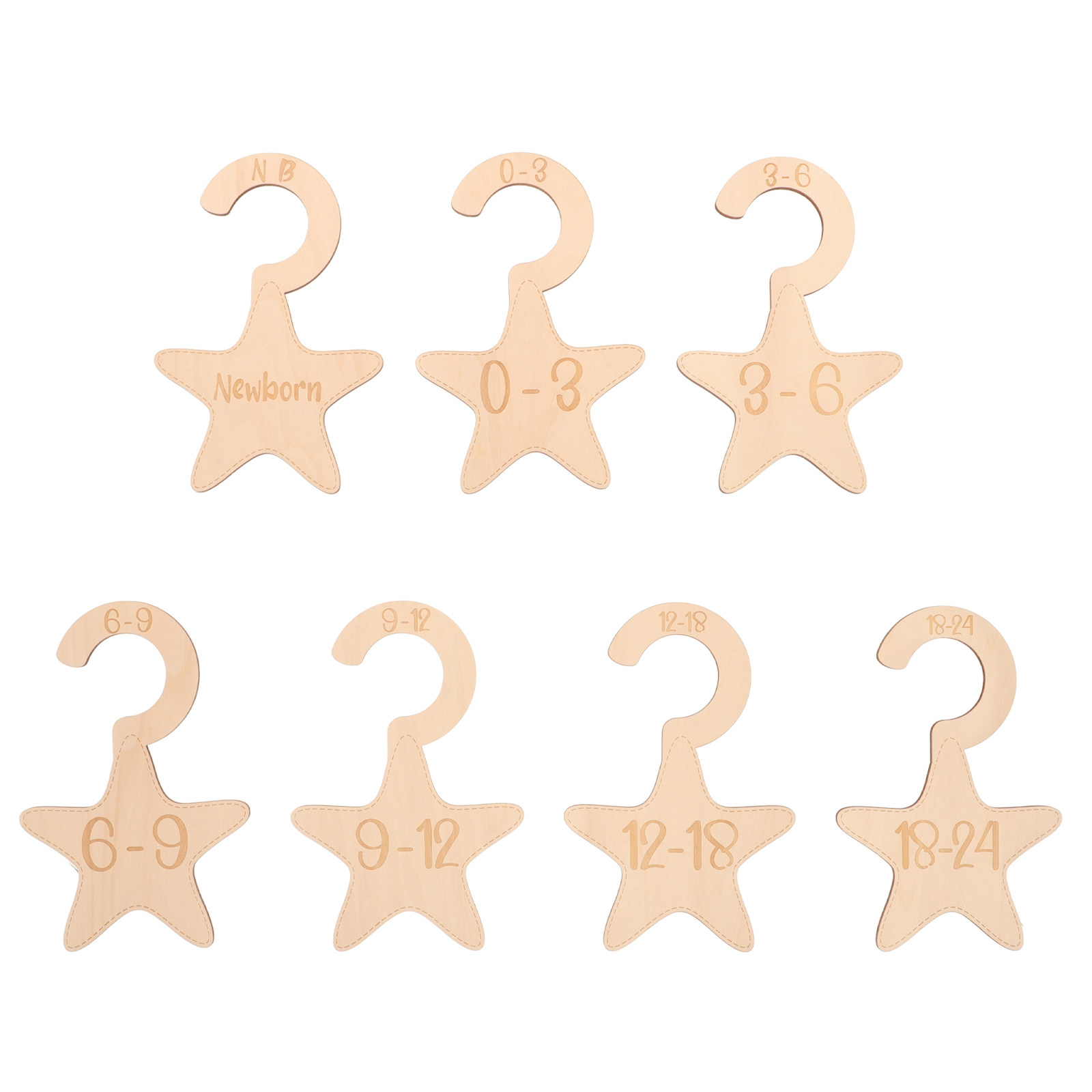 7 pièces de séparateurs de pla - Baby Nursery Closet avis et prix