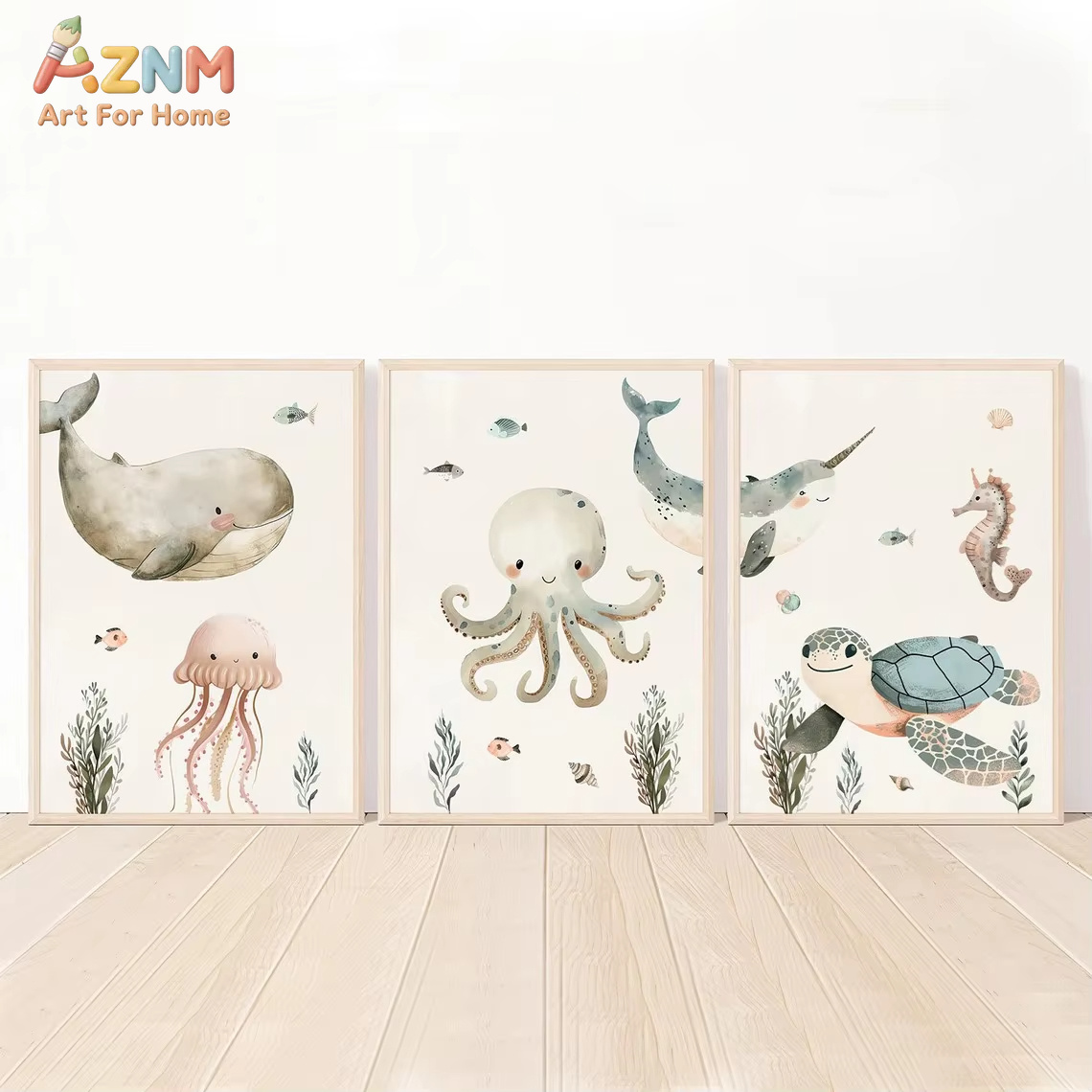 AZNM Tableau mural en toile av - Baby Nursery Wall Art avis et prix