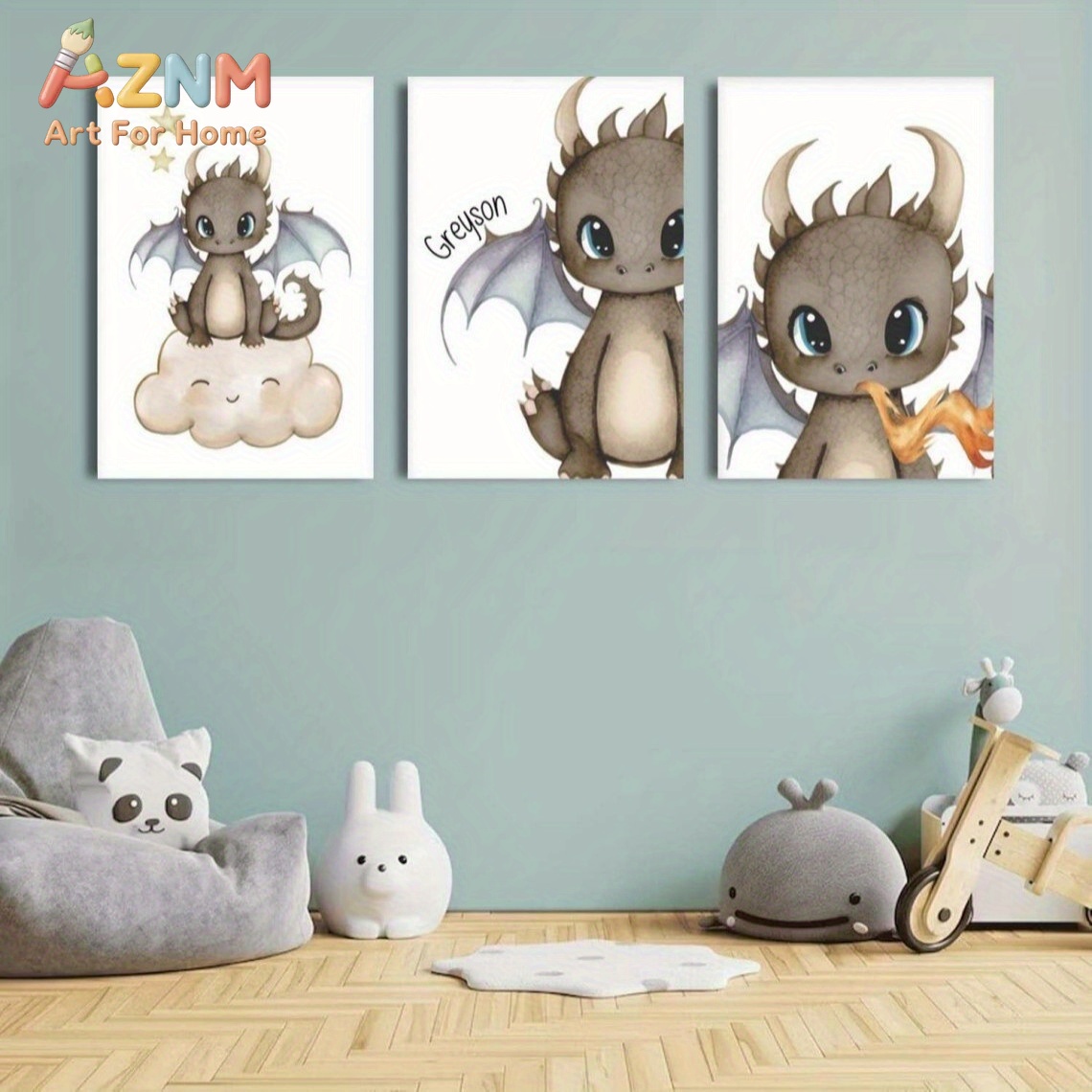 AZNM – toile murale en forme d - Baby Nursery Wall Art avis et prix