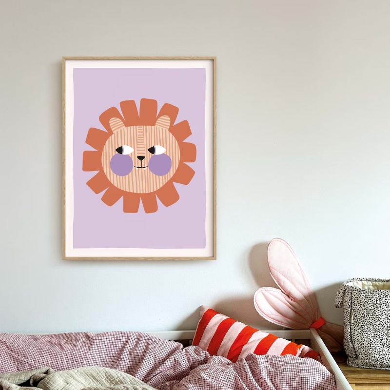 Affiche illustrative d'animaux - Baby Nursery Wall Art avis et prix