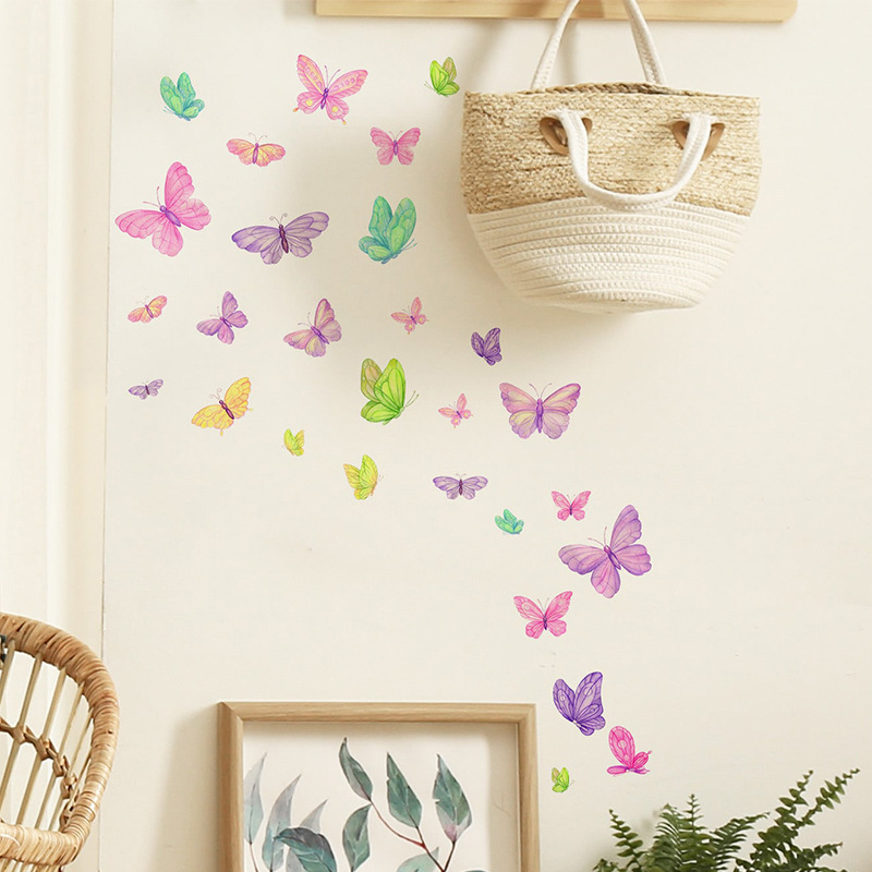 Autocollants muraux papillon r - Baby Nursery Wall Mural avis et prix