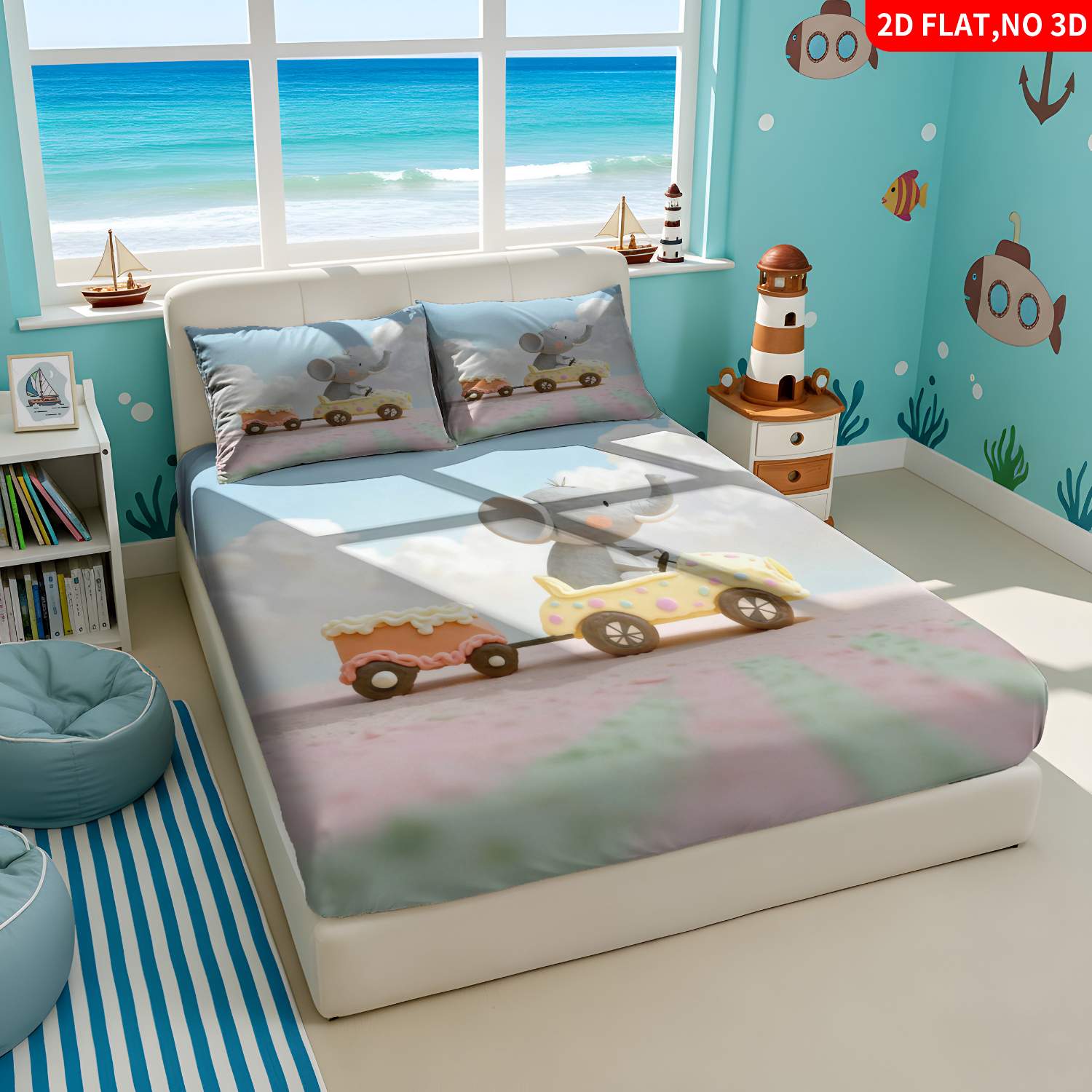Ensemble de literie trois pièc - Baby Nursery Elephant Theme avis et prix