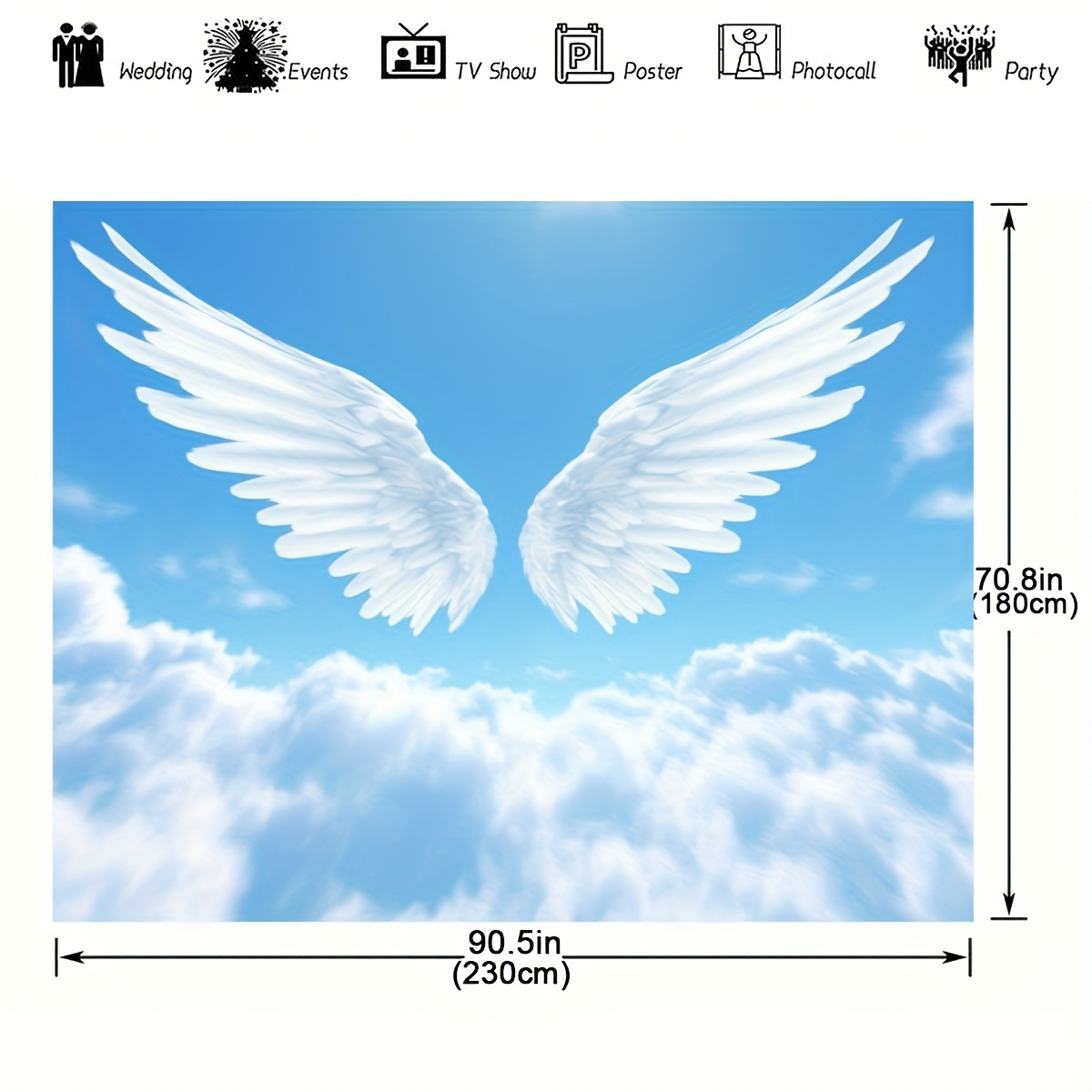 Tapisserie Murale Nuages Ailes - Baby Nursery Wall Art avis et prix
