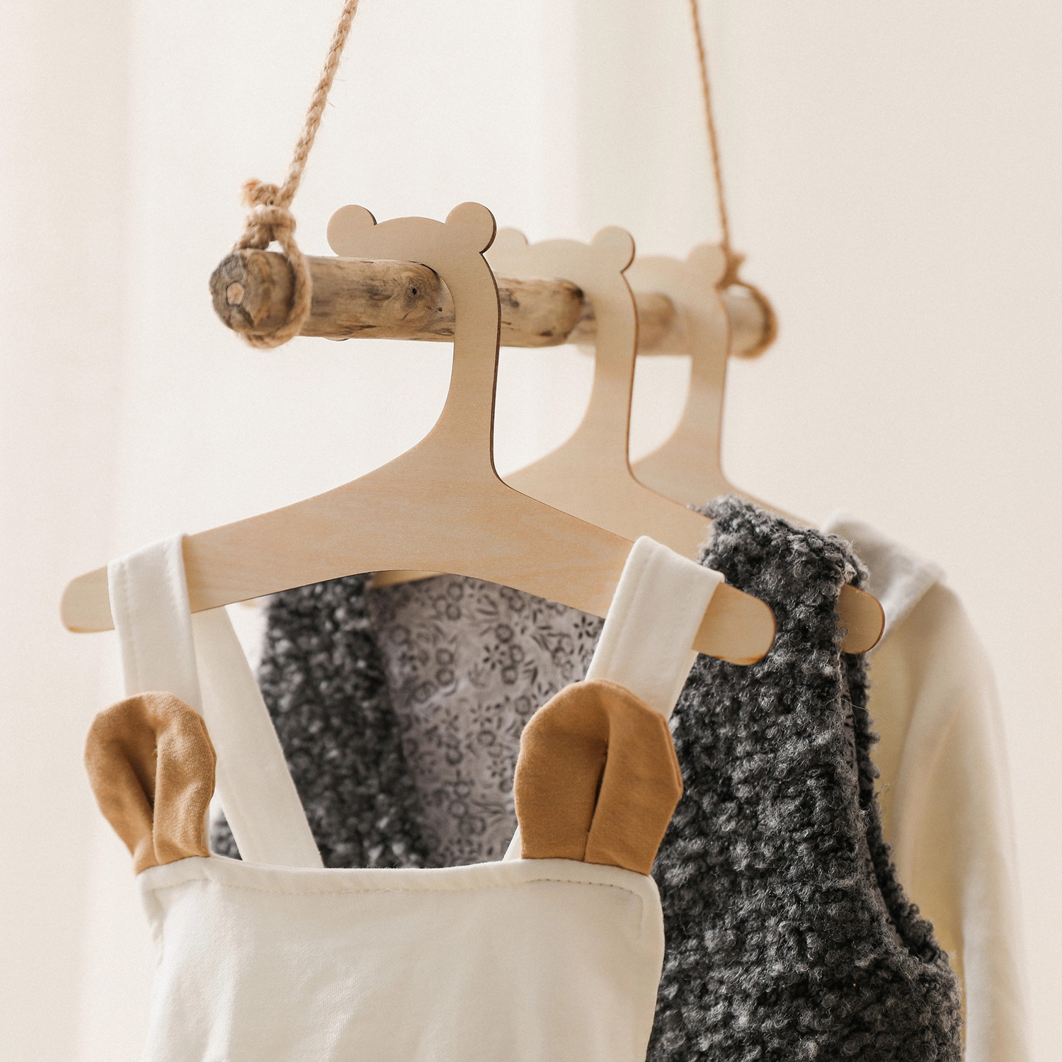5/10 pièces Cintres en bois po - Baby Nursery Uniform avis et prix