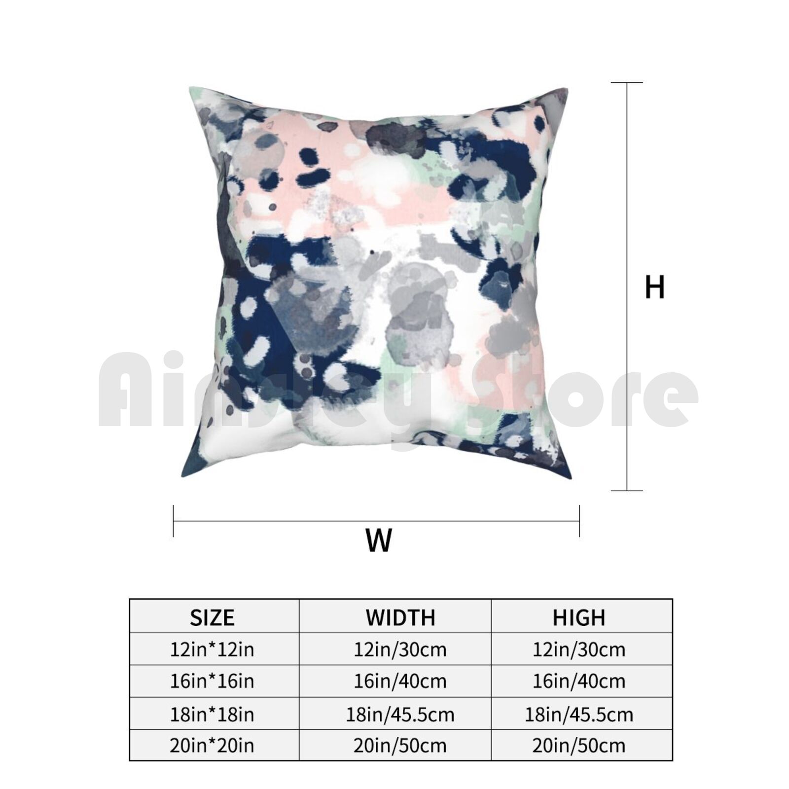 Melia-peinture minimale abstra - Baby Nursery Pillow avis et prix