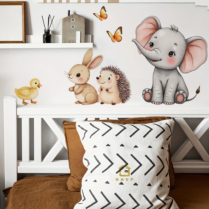 Autocollant mural d'animal de  - Baby Nursery Wall Mural avis et prix
