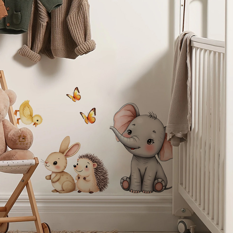 Autocollant mural d'animal de  - Baby Nursery Wall Mural avis et prix