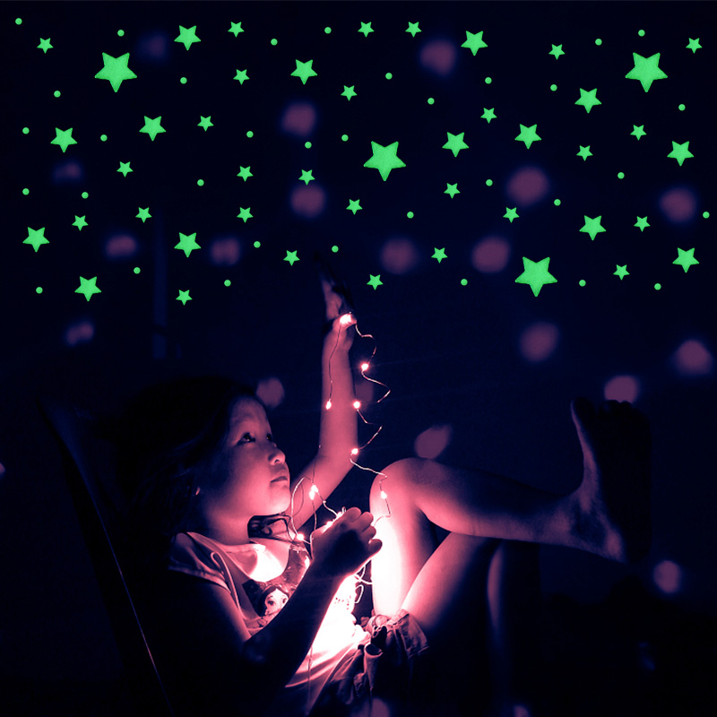 211 pièces 3D bulle étoiles lu - Baby Nursery Wall Mural avis et prix