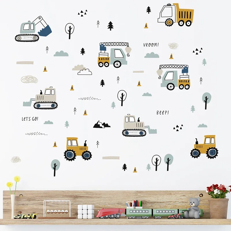 Autocollants muraux de camion  - Baby Nursery Wall Mural avis et prix
