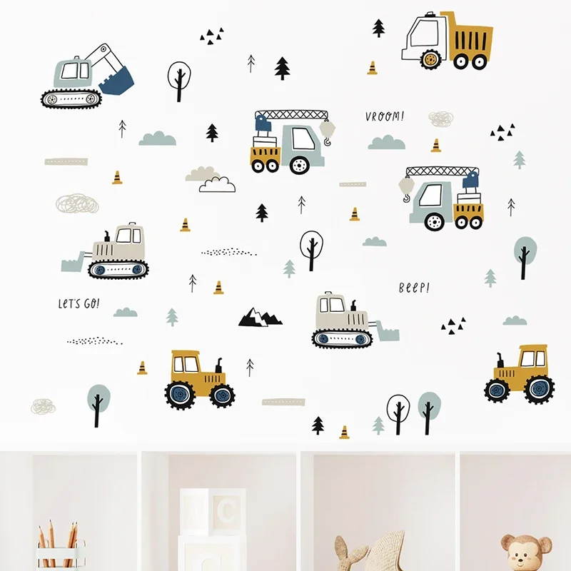 Autocollants muraux de camion  - Baby Nursery Wall Mural avis et prix