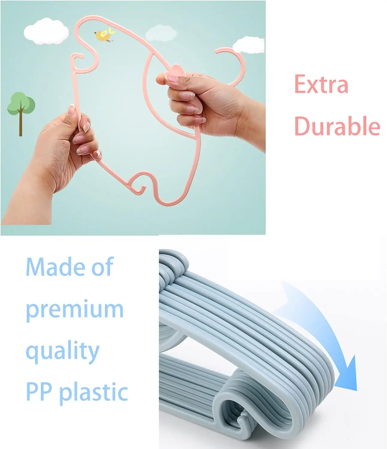 Cintres en plastique pour bébé - Baby Nursery Uniform avis et prix