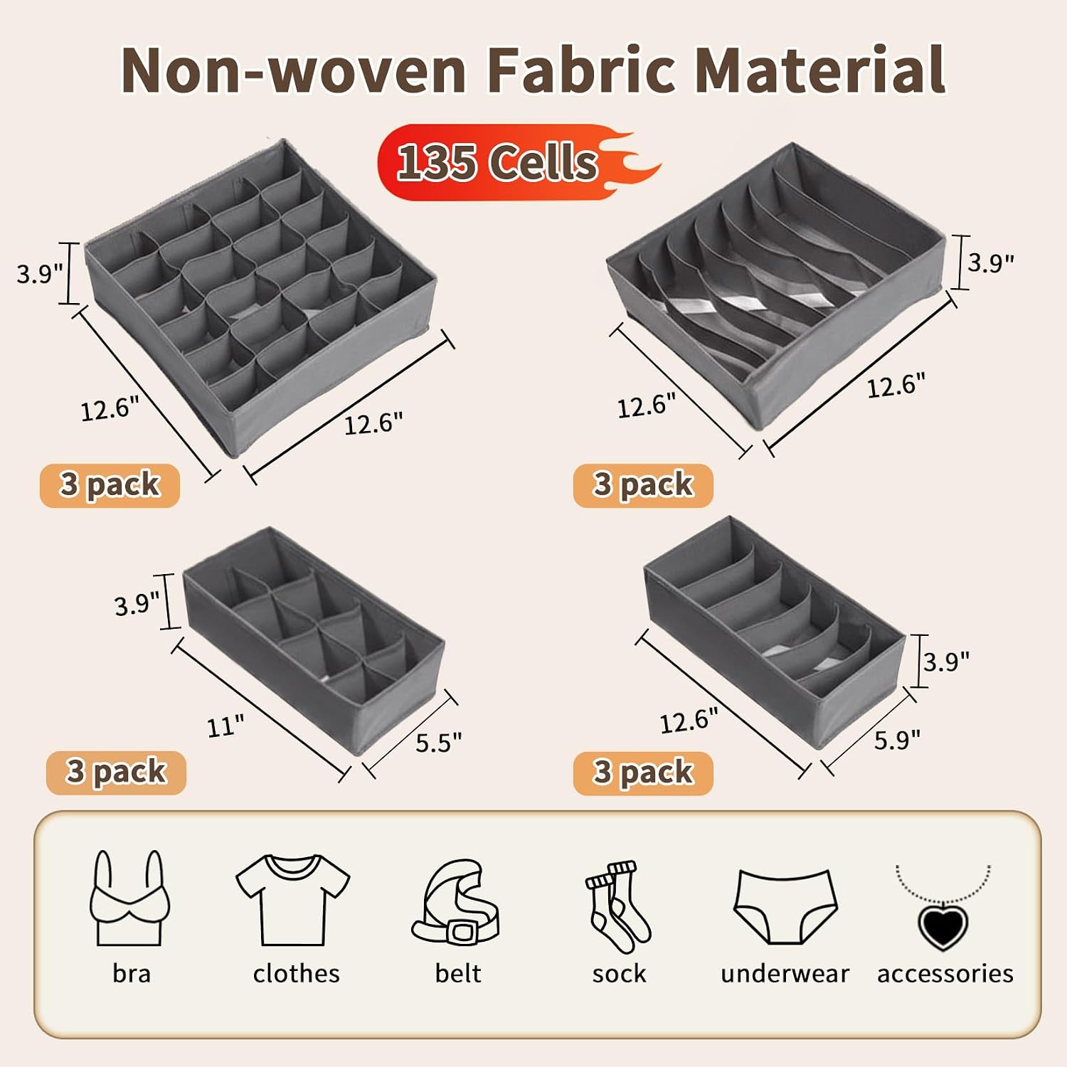 Garvee Home Ensemble de 12 Org - Baby Nursery Drawers avis et prix