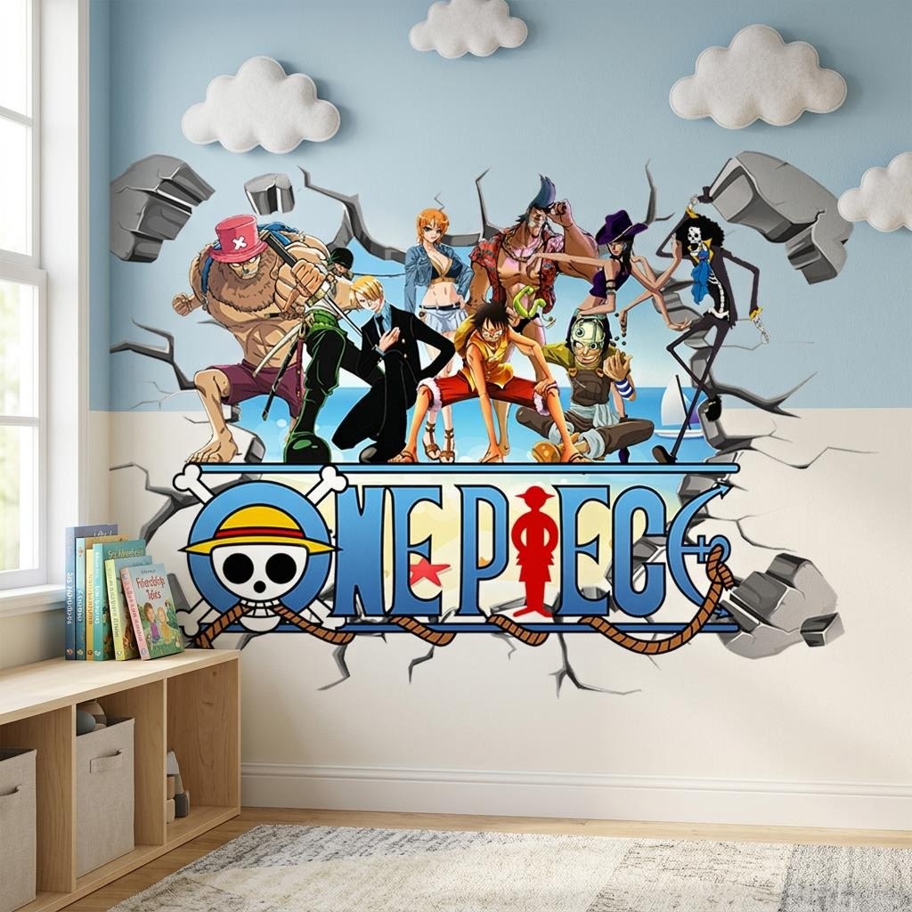 Autocollants muraux 3D One Pie - Baby Nursery Wall Mural avis et prix