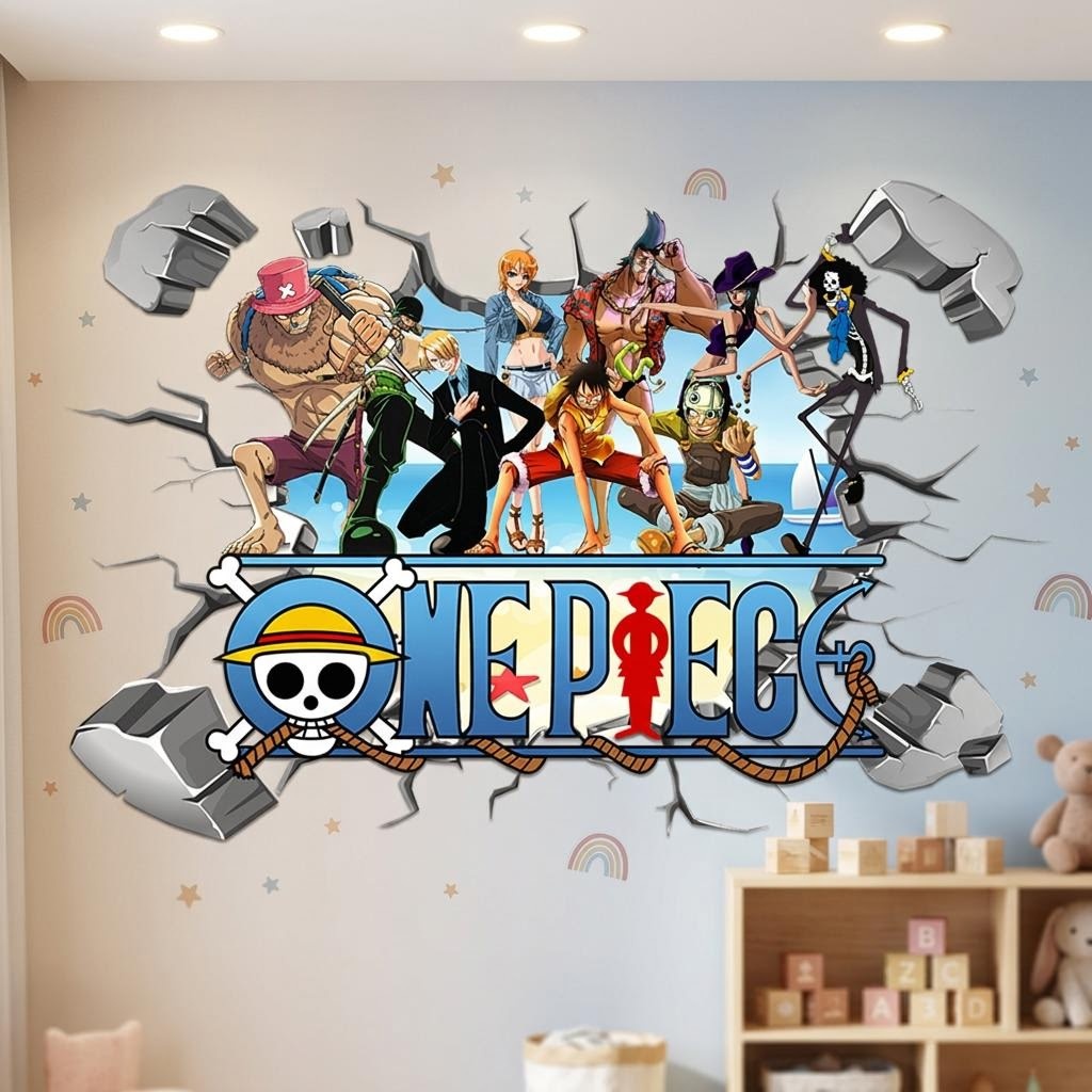 Autocollants muraux 3D One Pie - Baby Nursery Wall Mural avis et prix