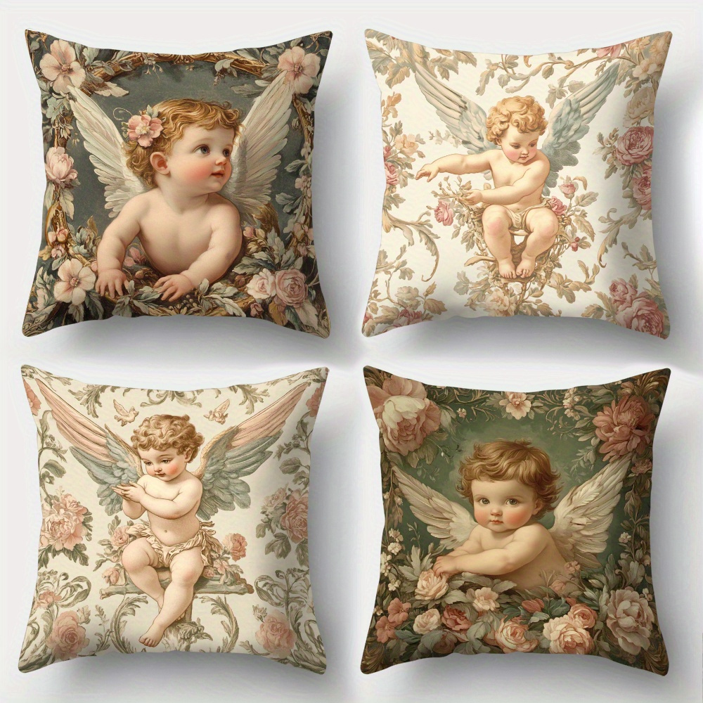 Lot de 4 Housses de Coussin Im - Baby Nursery Pillow avis et prix