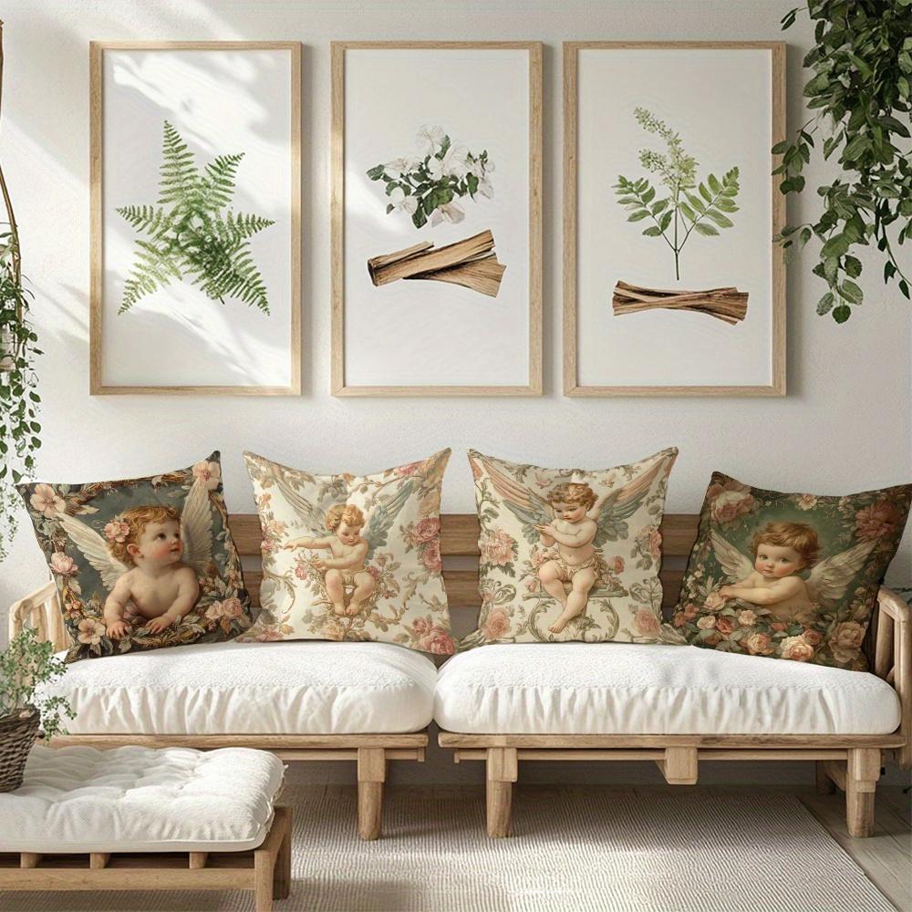 Lot de 4 Housses de Coussin Im - Baby Nursery Pillow avis et prix