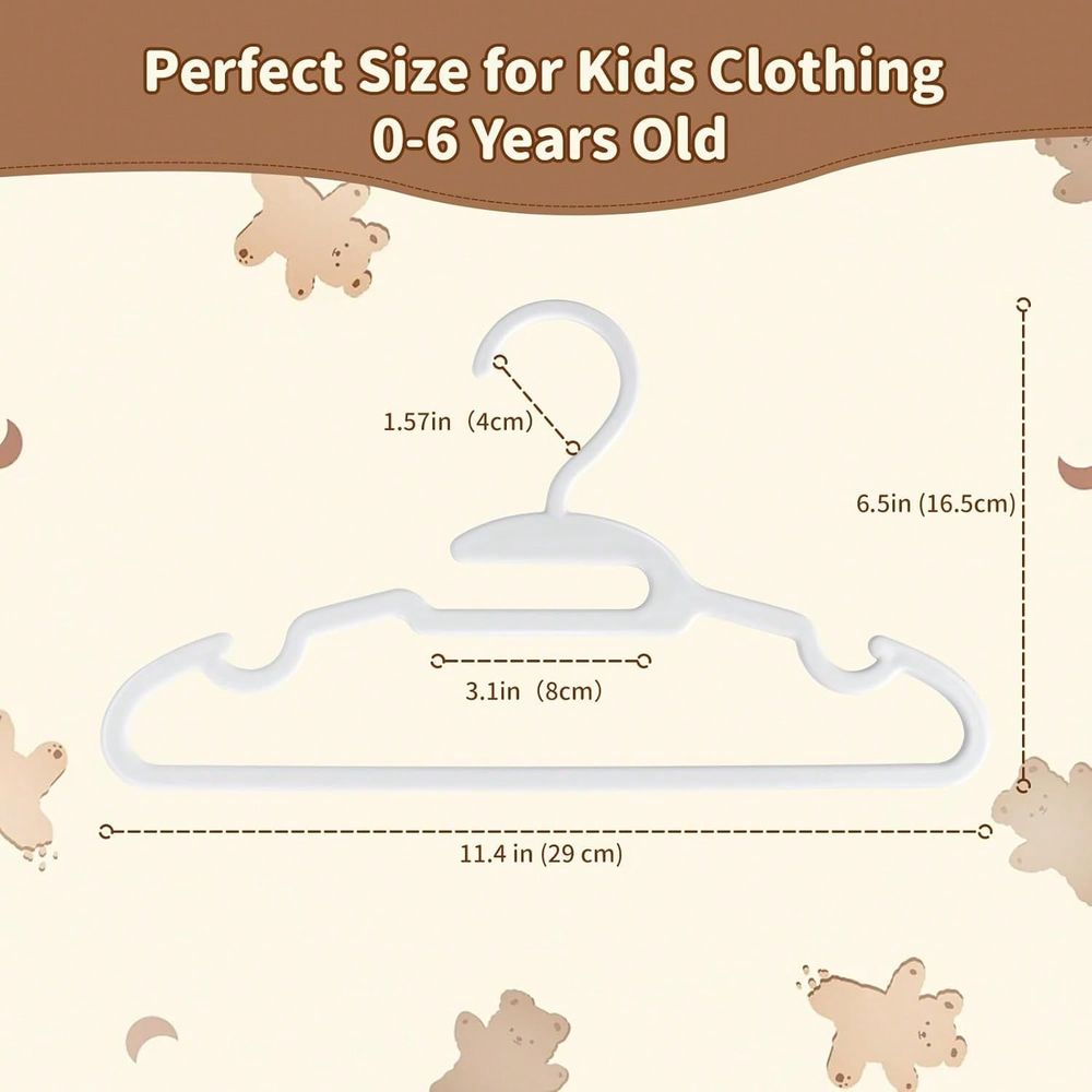 Lot de 70 à 100 cintres en pla - Baby Nursery Closet avis et prix