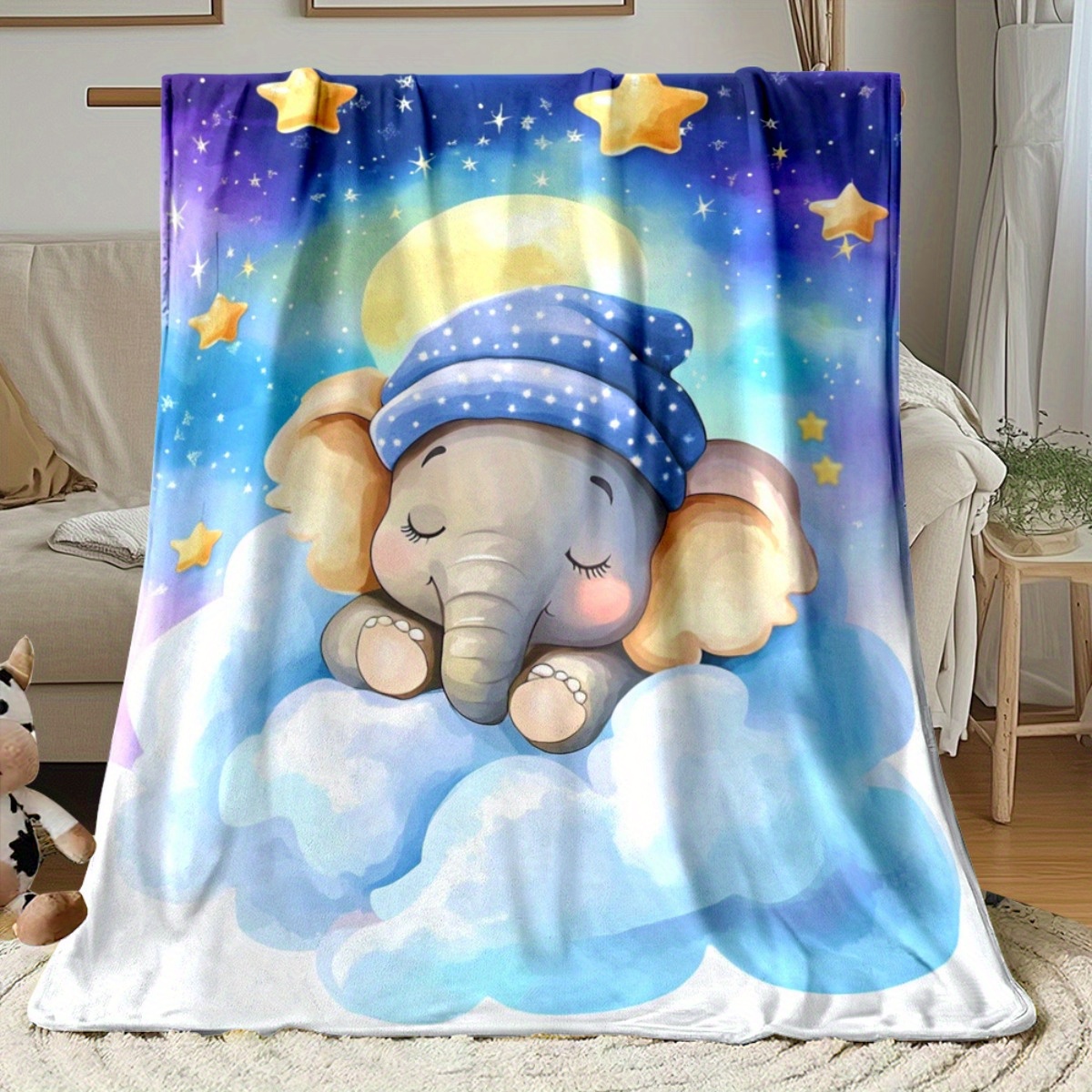 Couverture polaire pour bébé e - Baby Nursery Elephant Theme avis et prix