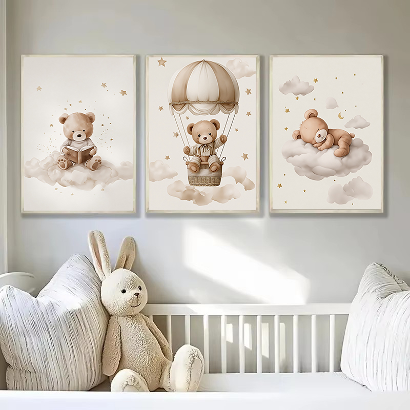 3 pièces/ensemble bohème ours  - Baby Nursery Kit avis et prix